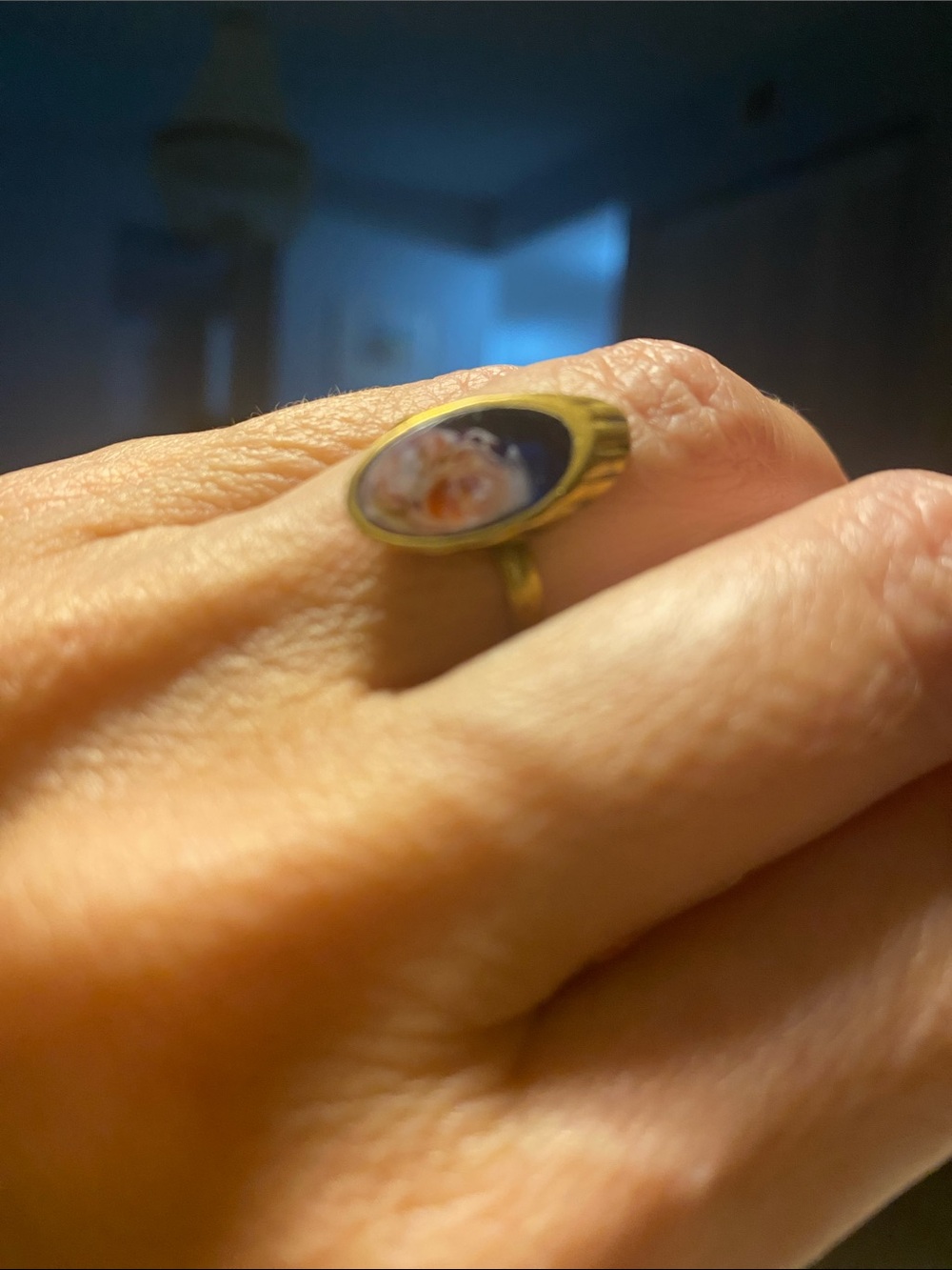 Antique, Gold Cameo Ring.